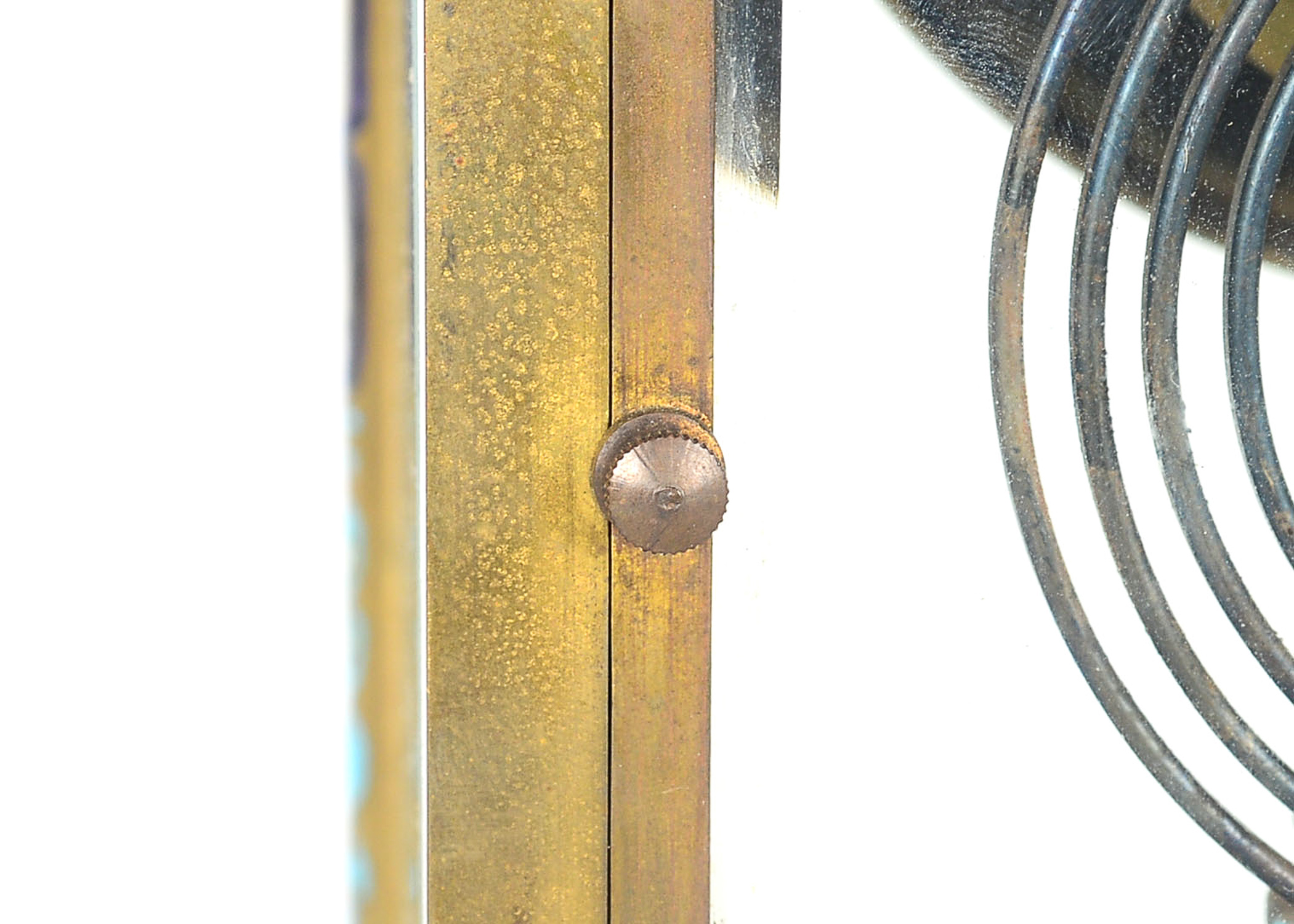 19th Century French Mercury Pendulum Mantel Clock