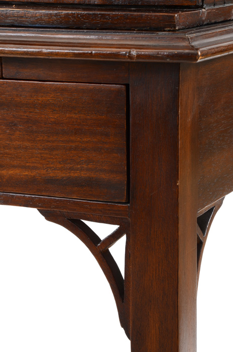 Mahogany Architectural Model Dollhouse on Stand