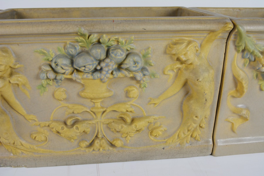 Circa 1885 Rookwood Pottery Faience Architectural Planter