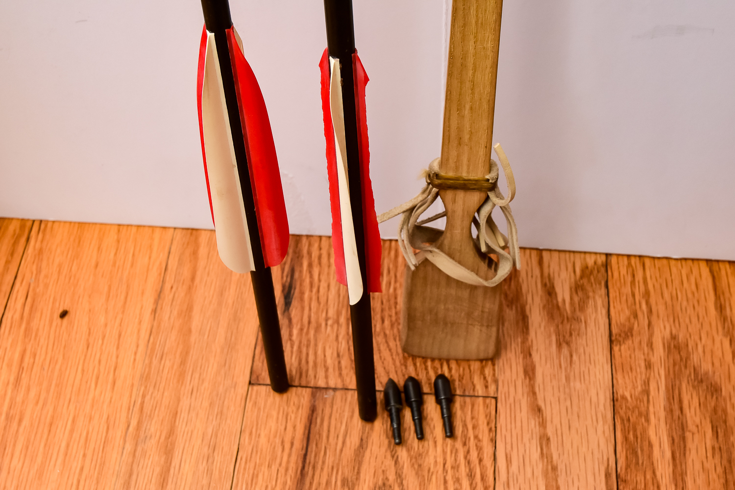 Modern-Made Atlatl and Two Spears