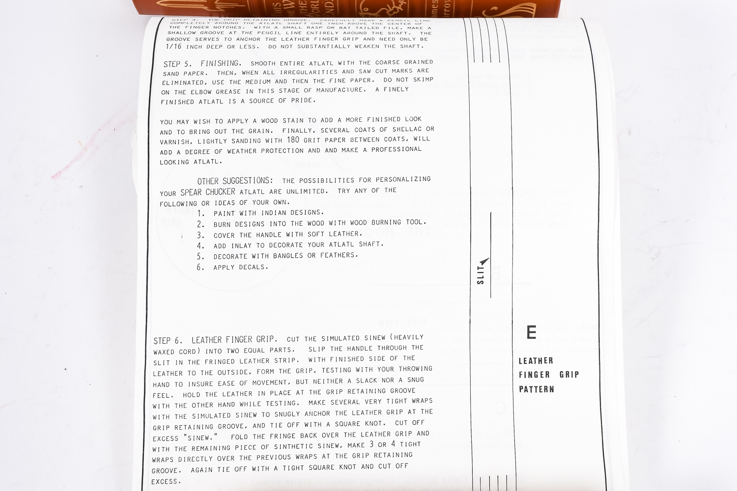 Modern-Made Atlatl and Two Spears