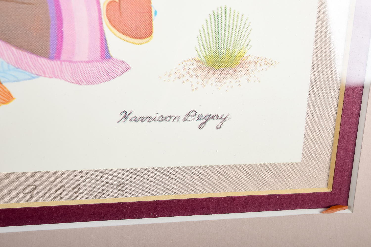 Harrison Begay Printer's Proof Offset Lithograph