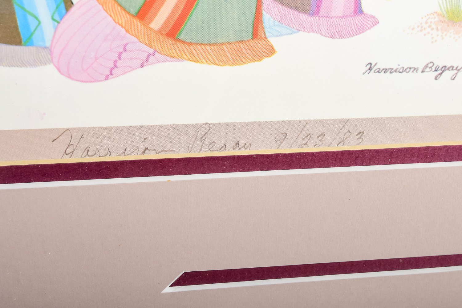 Harrison Begay Printer's Proof Offset Lithograph