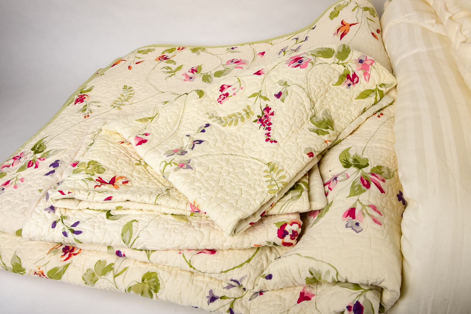 Set of Liz Claiborne King Size Bedding and Pillow Shams