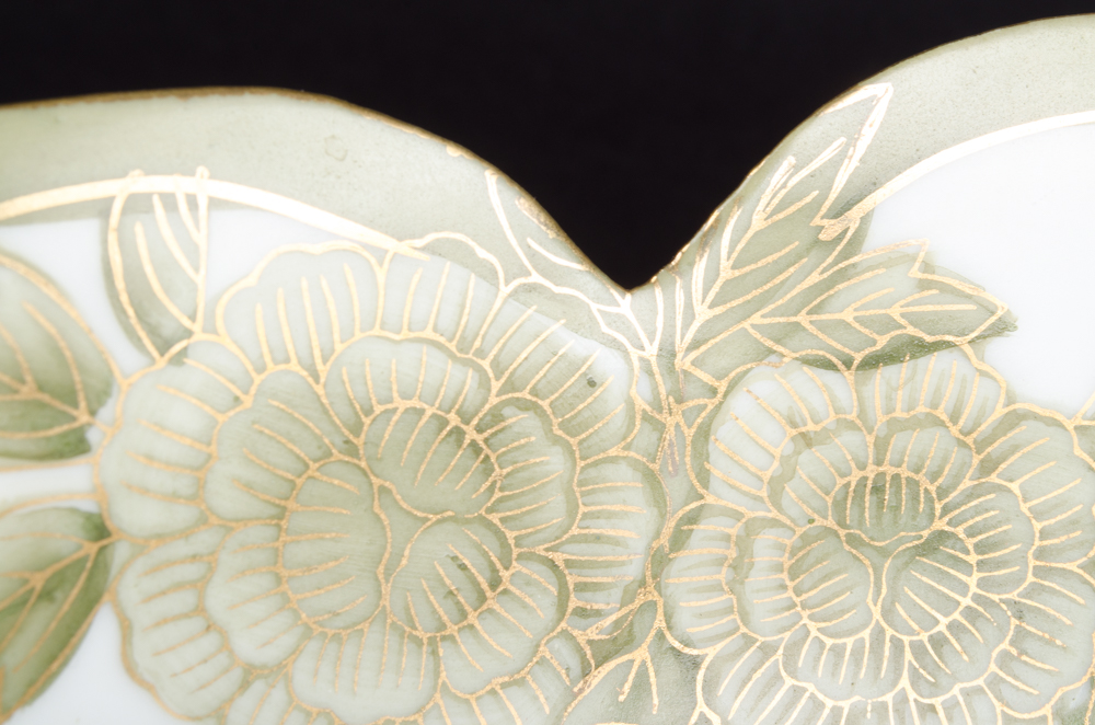 Japanese Floral Lotus Bowl