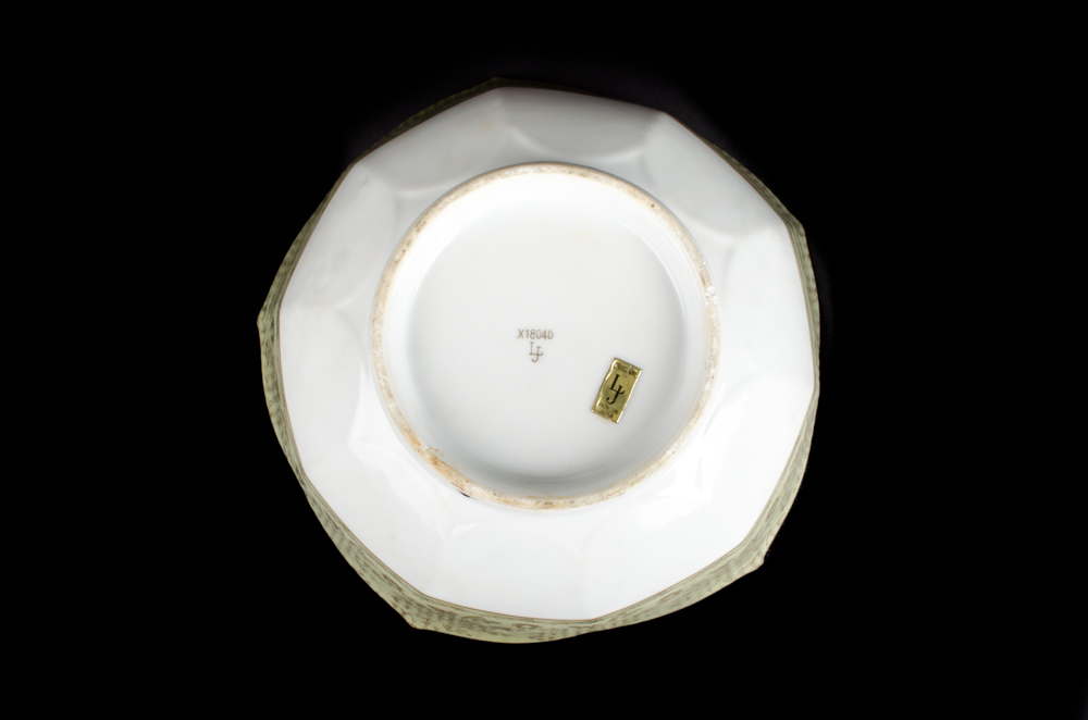 Japanese Floral Lotus Bowl