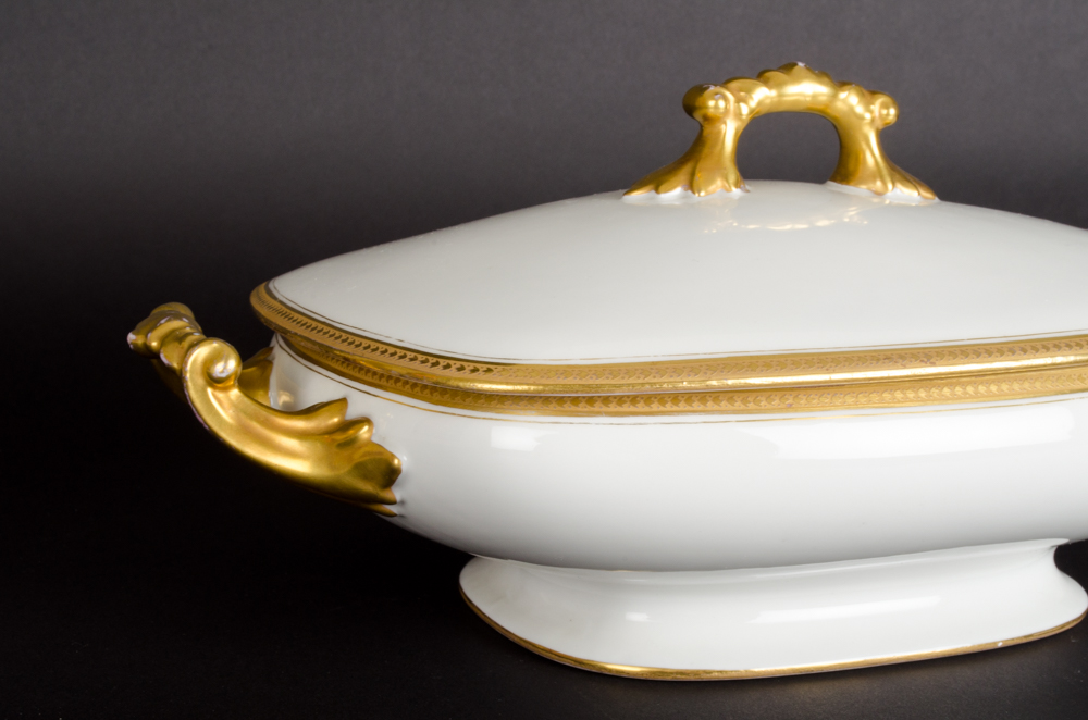 Pouyat Limoges Covered Vegetable