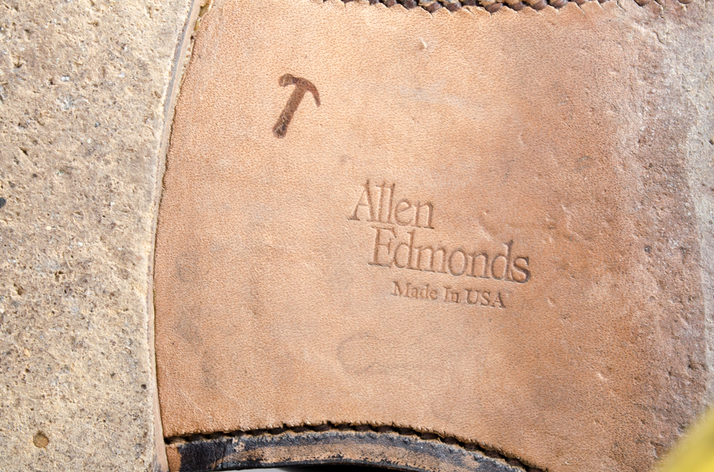 Allen Edmond "Leeds Derby" Black Men's Shoes