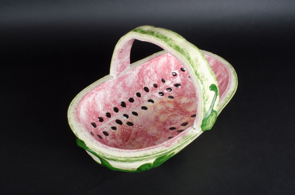 Ceramic Watermelon Basket
