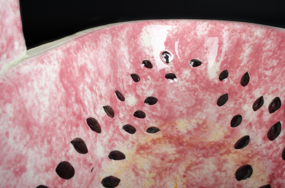 Ceramic Watermelon Basket