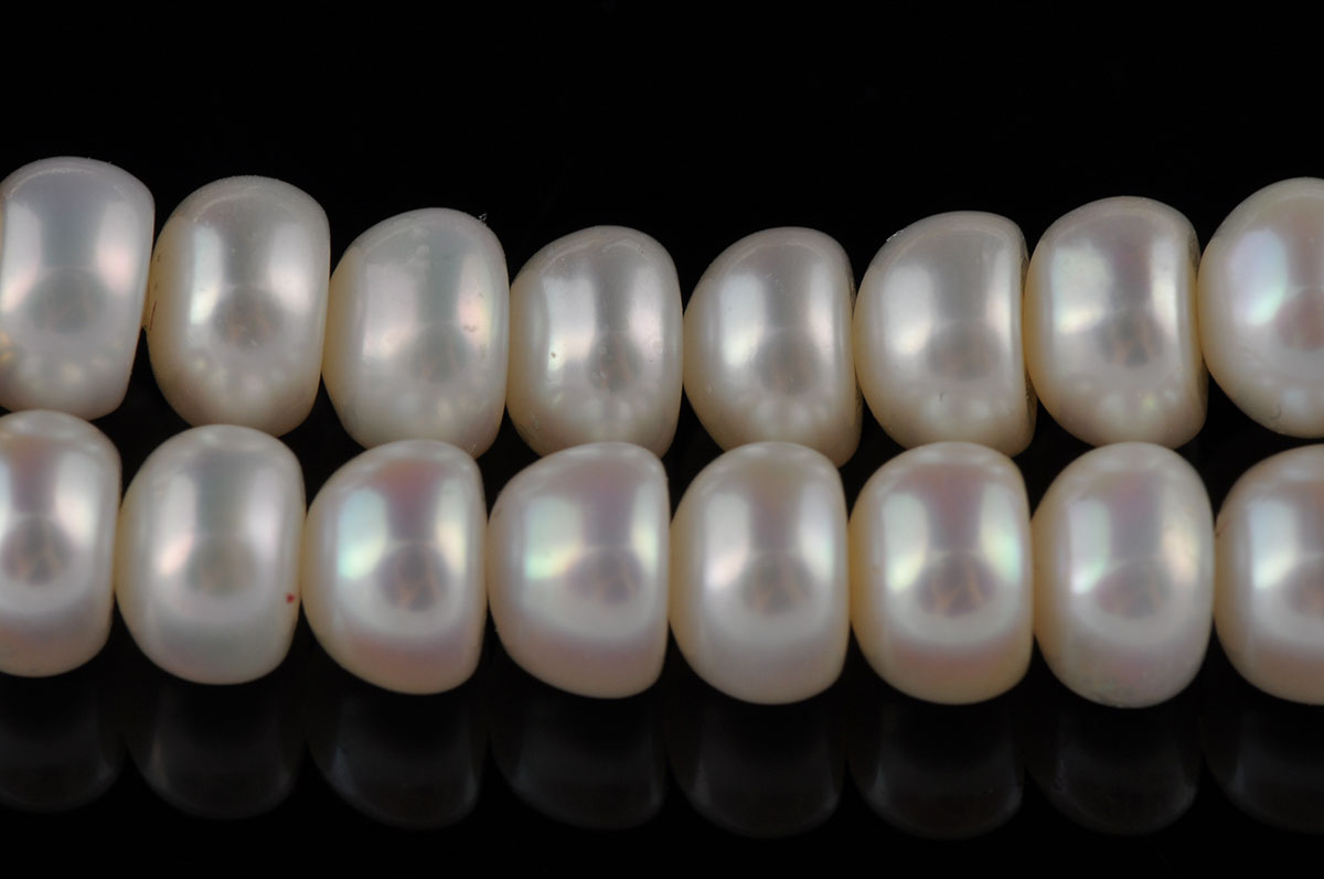 14K Double Strand Pearl Bracelet