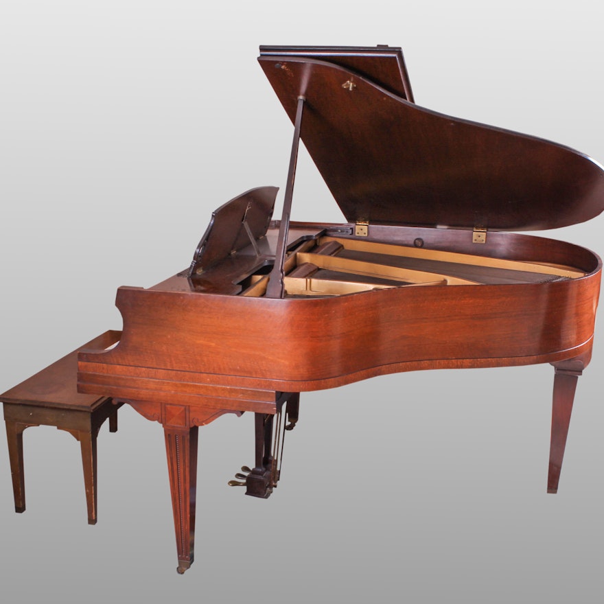 1930s Howard Baldwin Baby Grand Piano EBTH - Main Image
