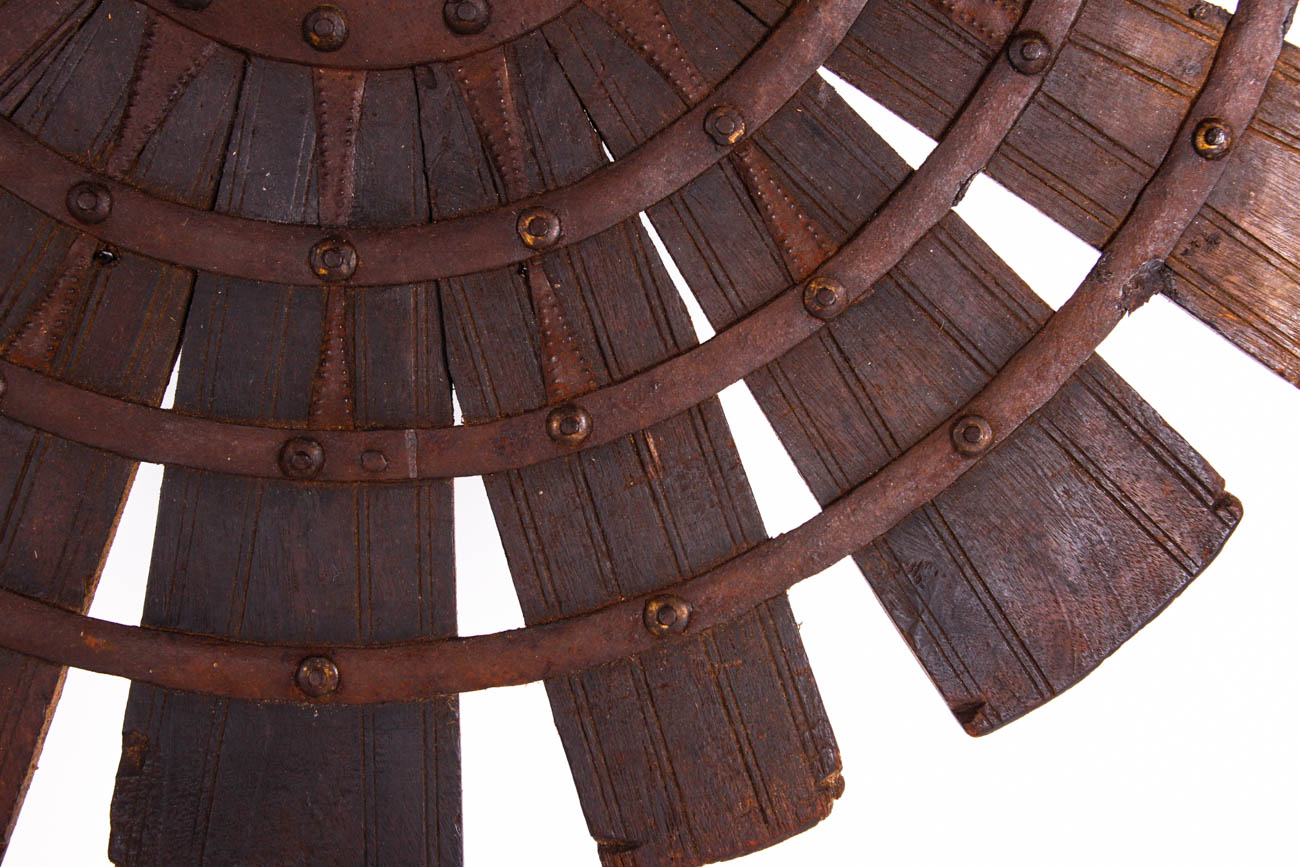 Wooden Windmill Sculpture