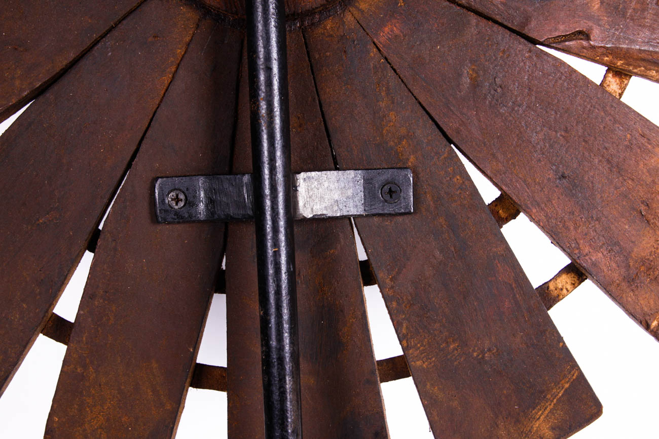 Wooden Windmill Sculpture