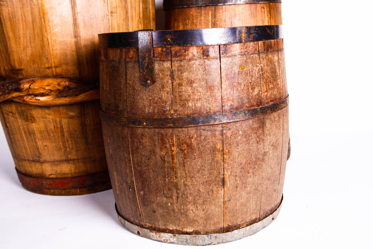 Antique Wooden Barrels