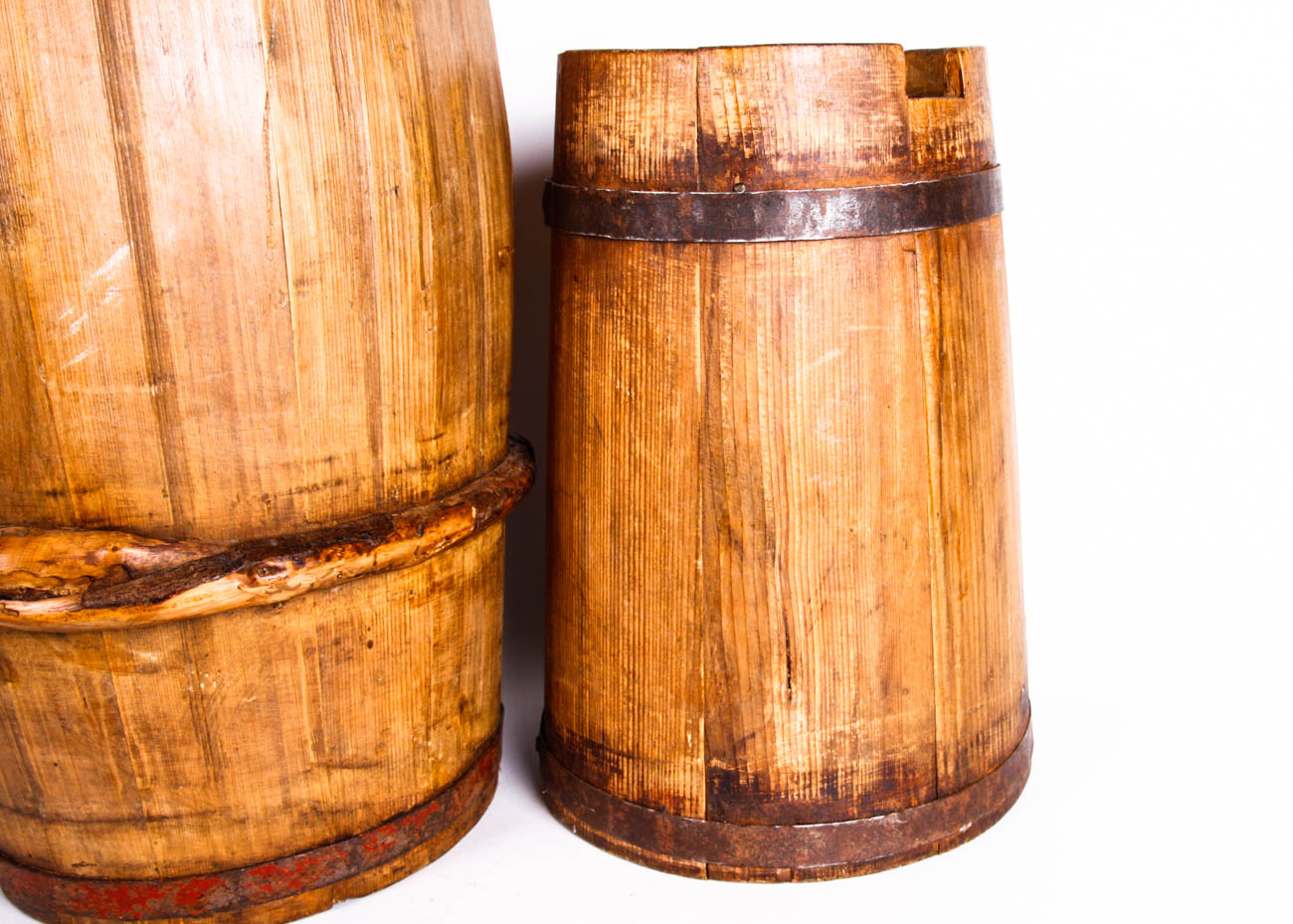 Antique Wooden Barrels