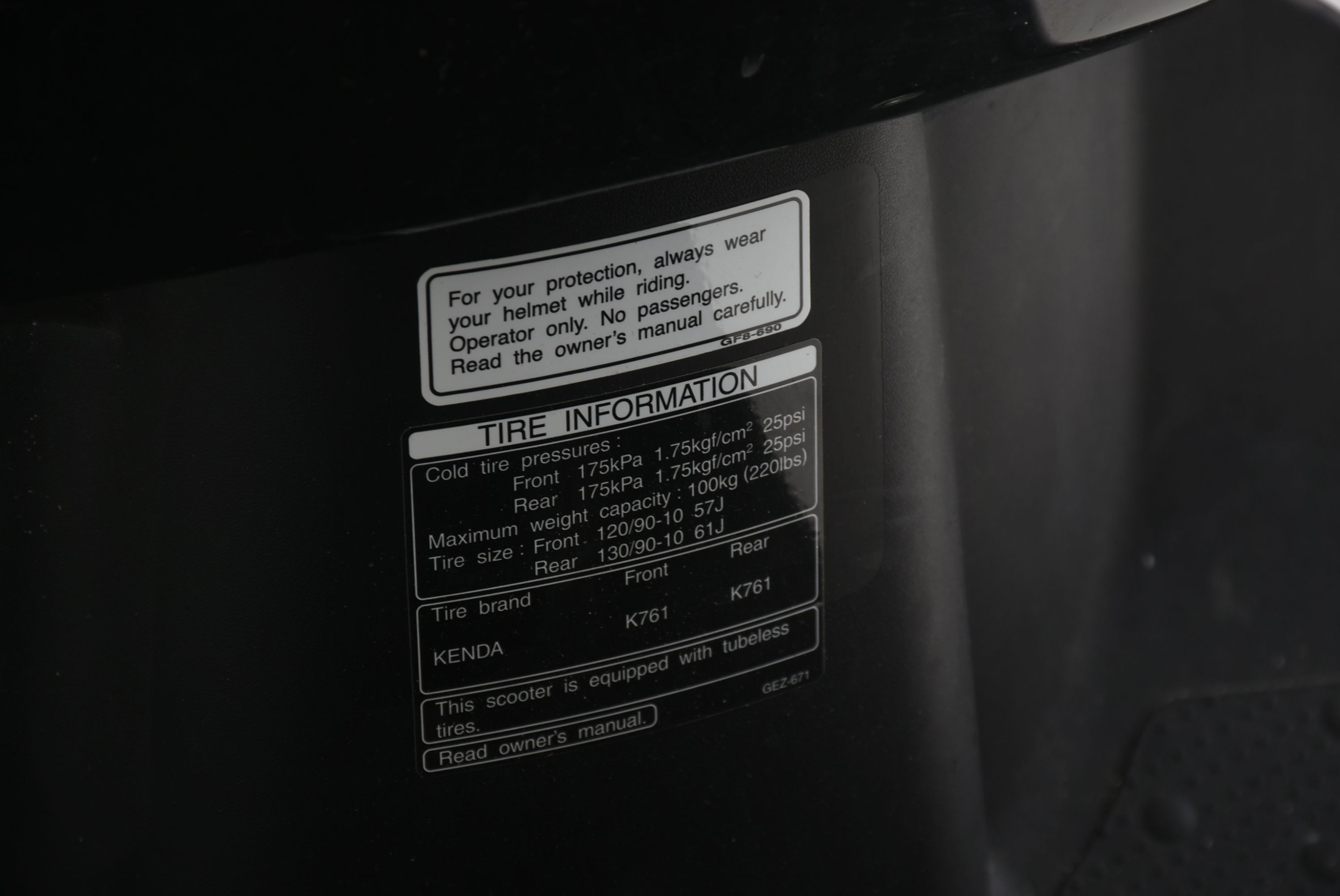 2007 Honda Scooter, Ruckus