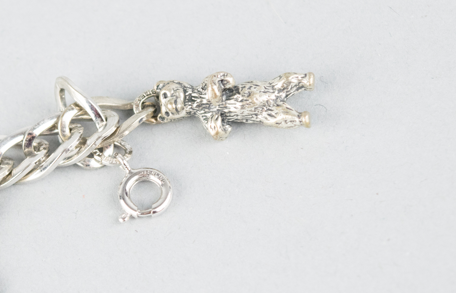 Two Vintage Sterling Silver Charm Bracelets