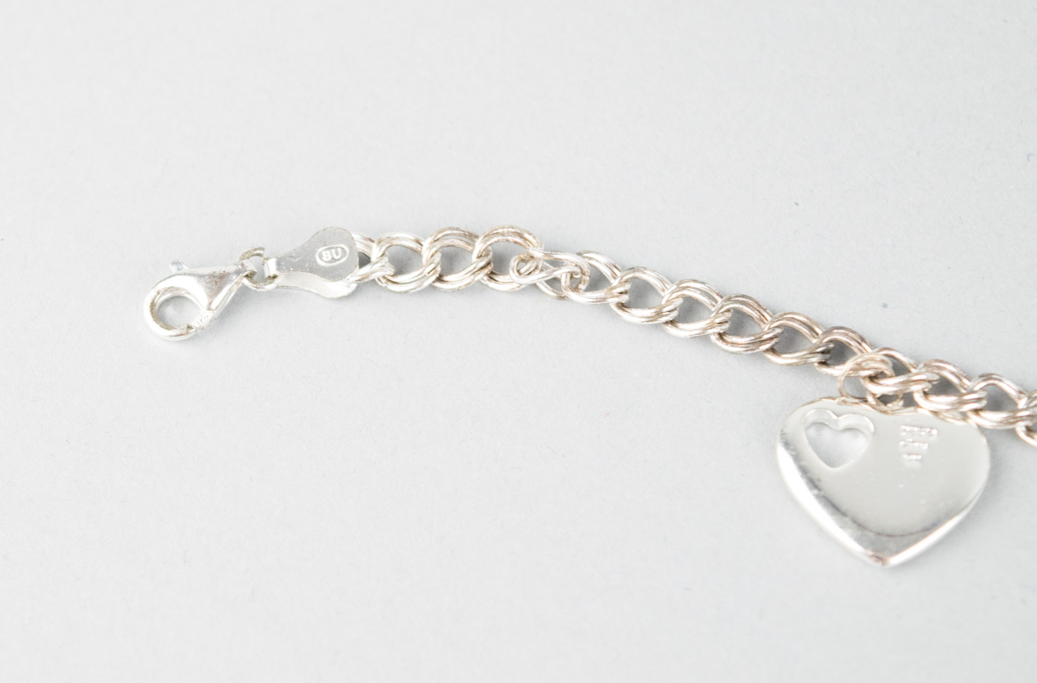 Two Vintage Sterling Silver Charm Bracelets