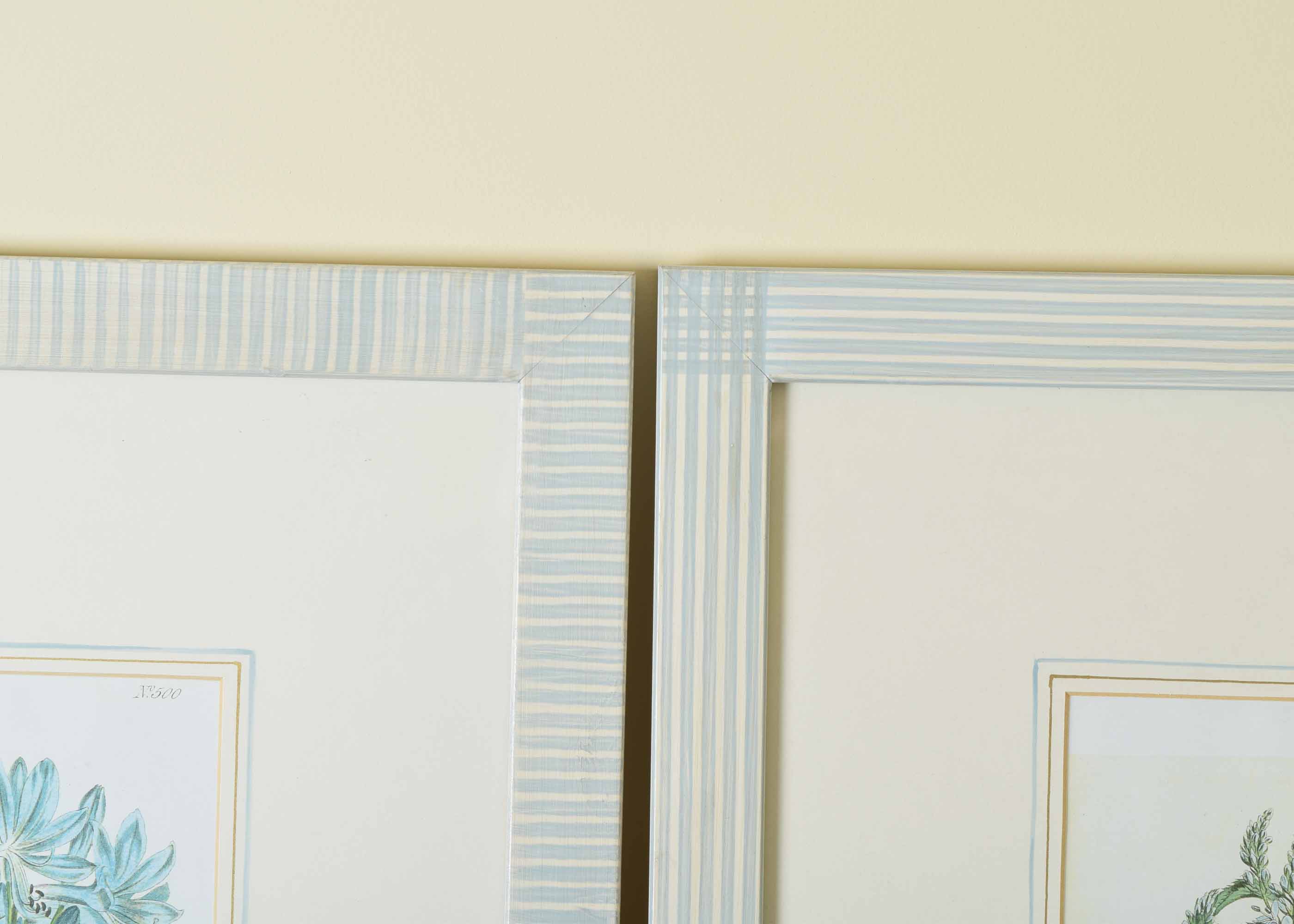 Pair of Offset Lithograph Floral Framed Prints