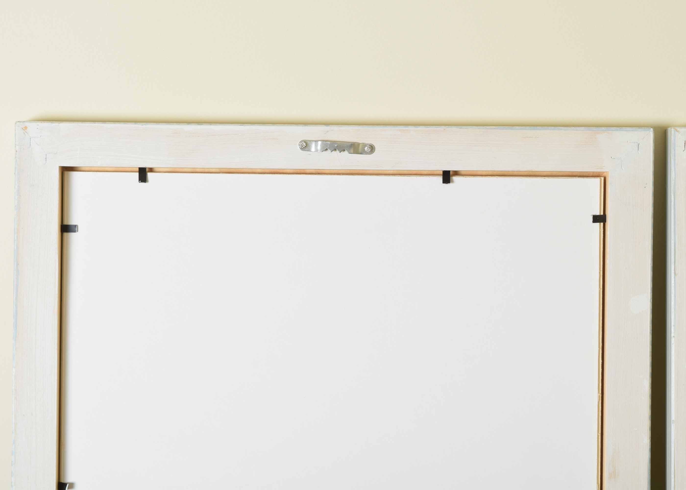 Pair of Offset Lithograph Floral Framed Prints