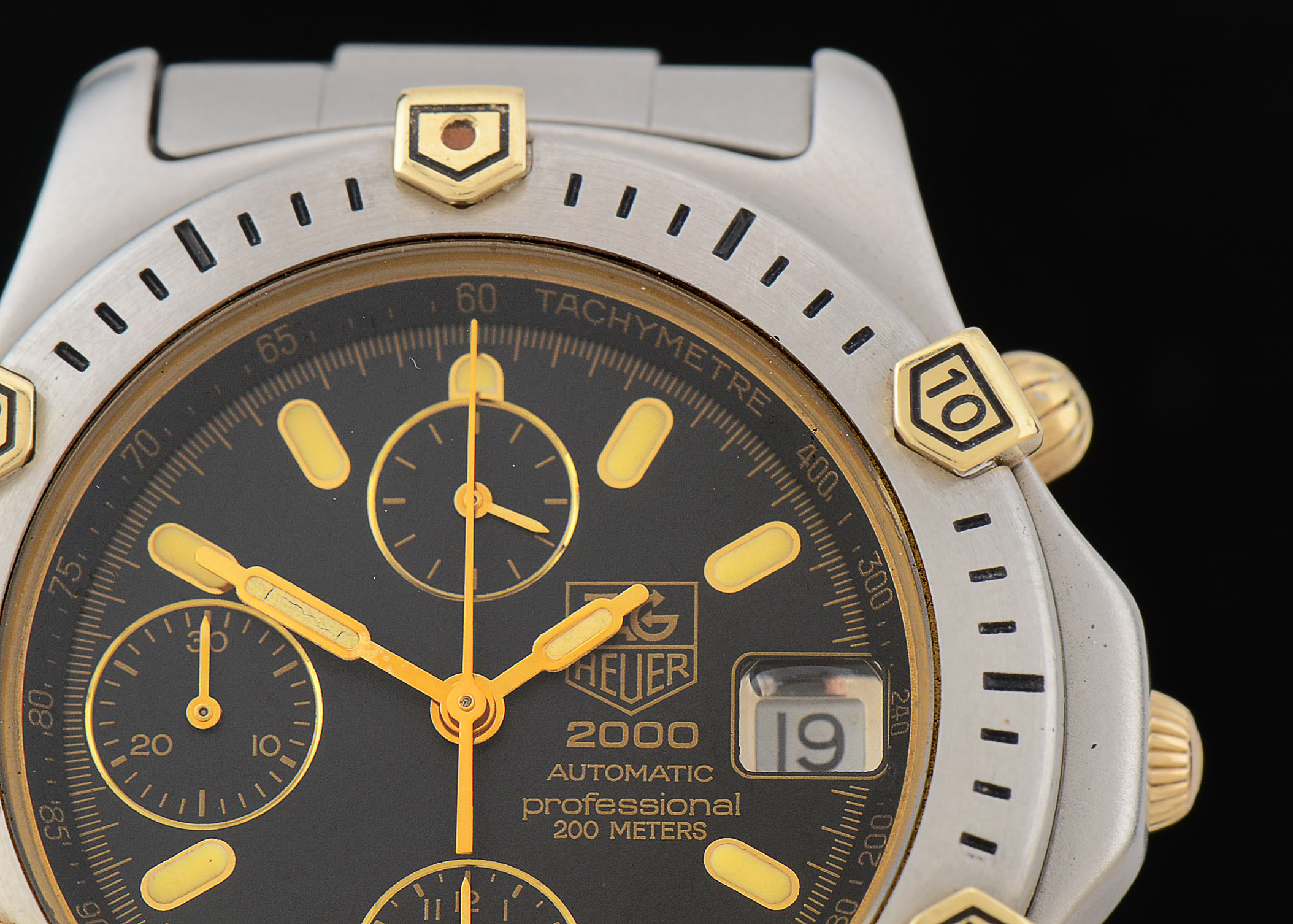 Tag Heuer 2000 Professional Chronograph 200M Steel Watch