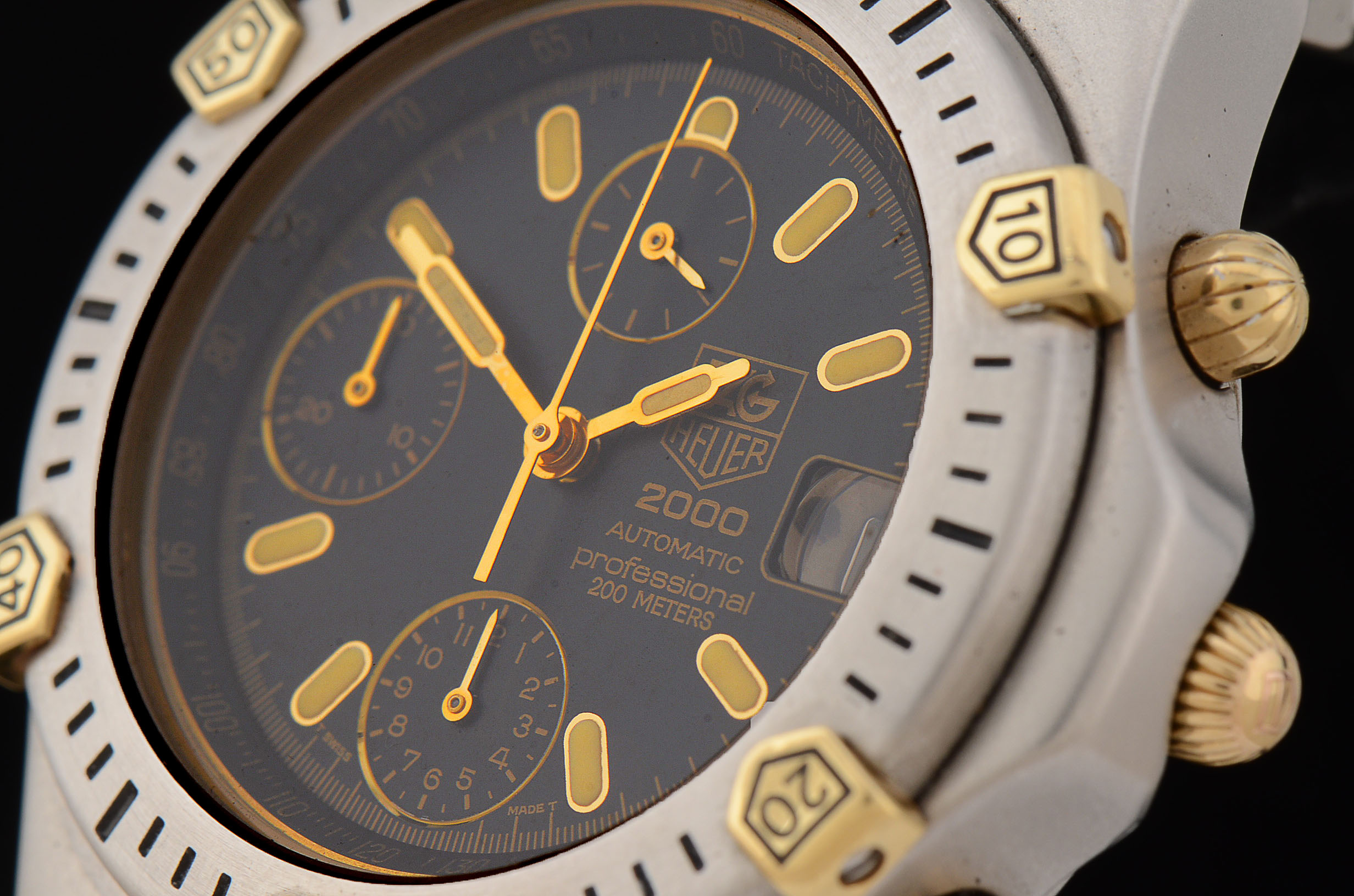 Tag Heuer 2000 Professional Chronograph 200M Steel Watch