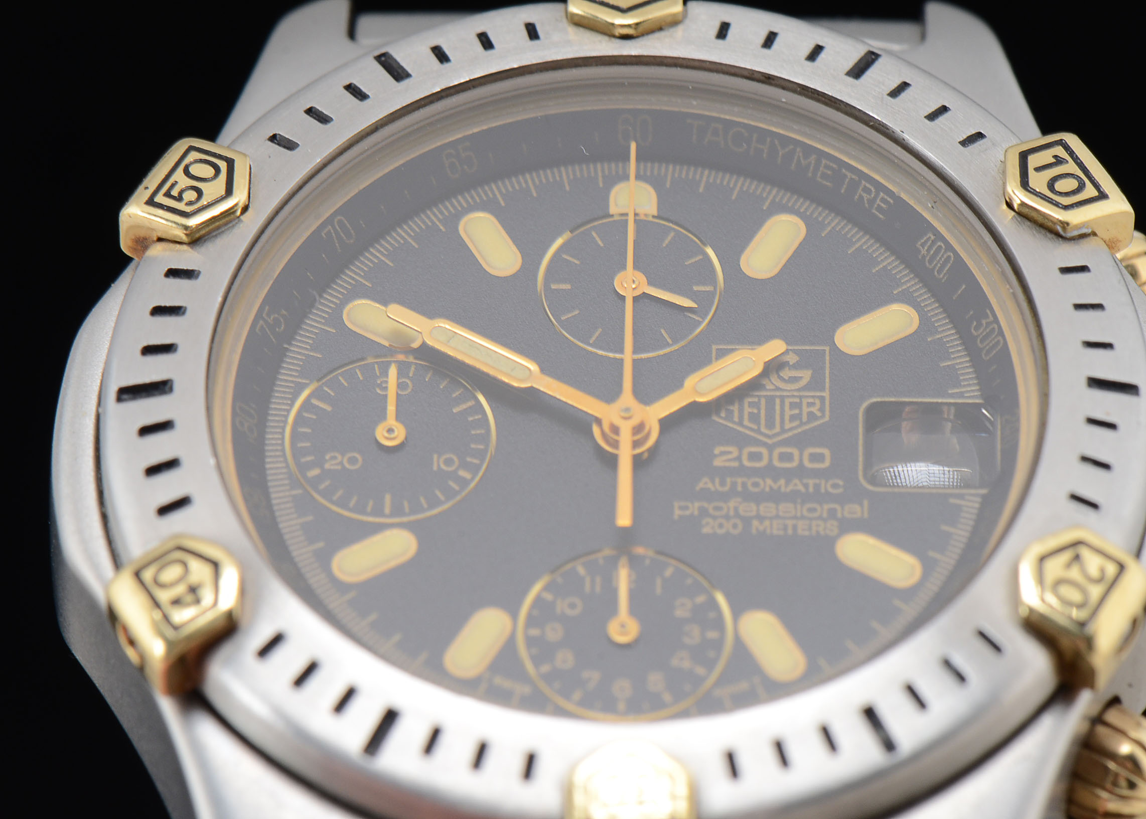 Tag Heuer 2000 Professional Chronograph 200M Steel Watch