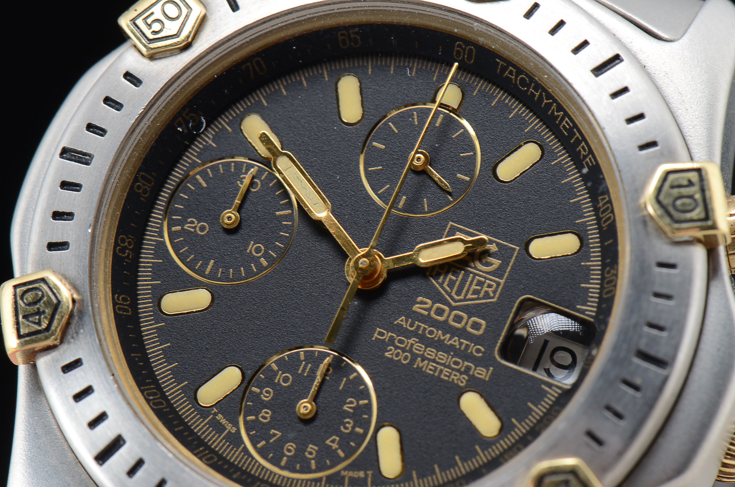 Tag Heuer 2000 Professional Chronograph 200M Steel Watch