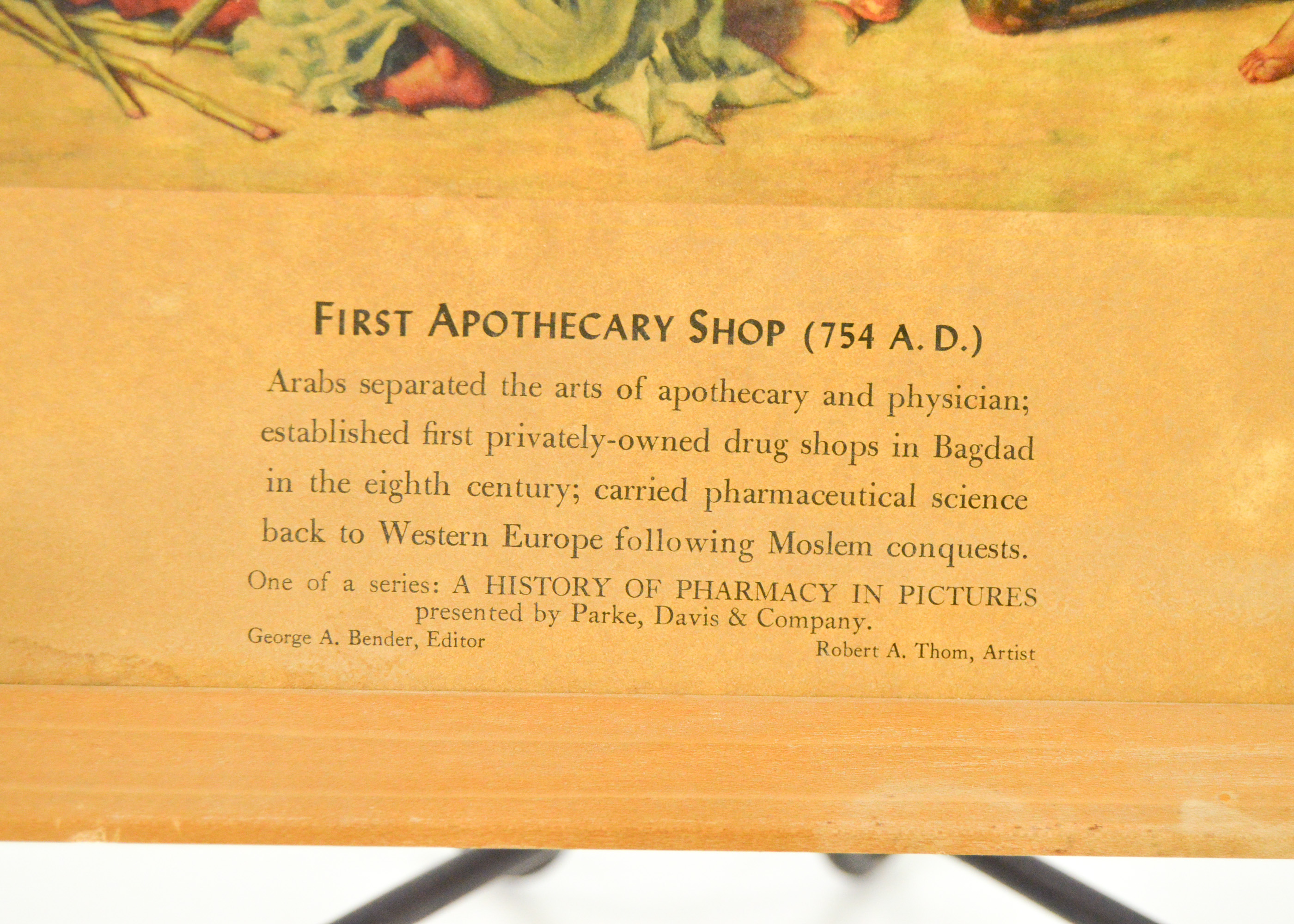 Offset Lithographs By Robert Thom History of Pharmacy In Pictures