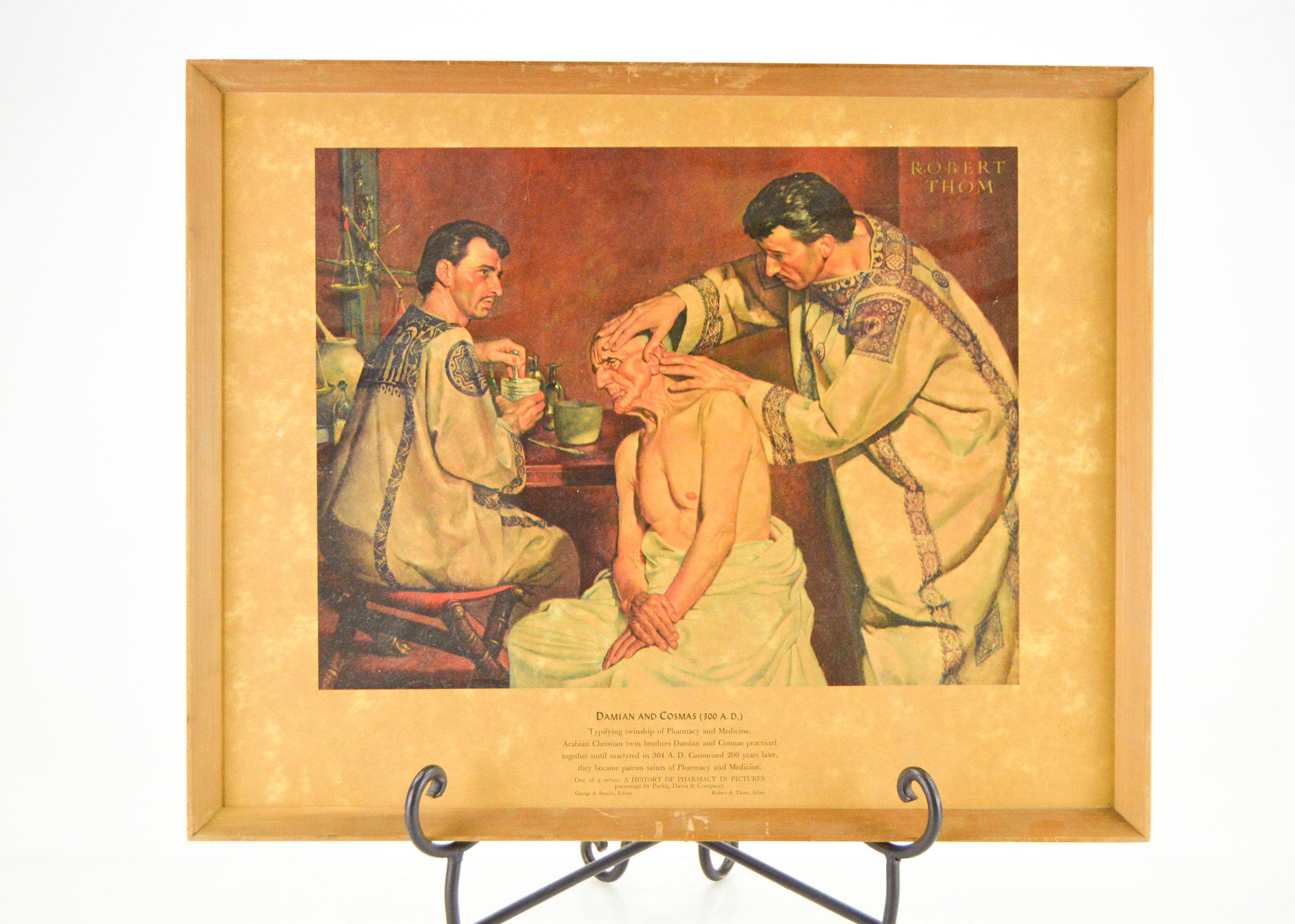 Offset Lithographs By Robert Thom History of Pharmacy In Pictures