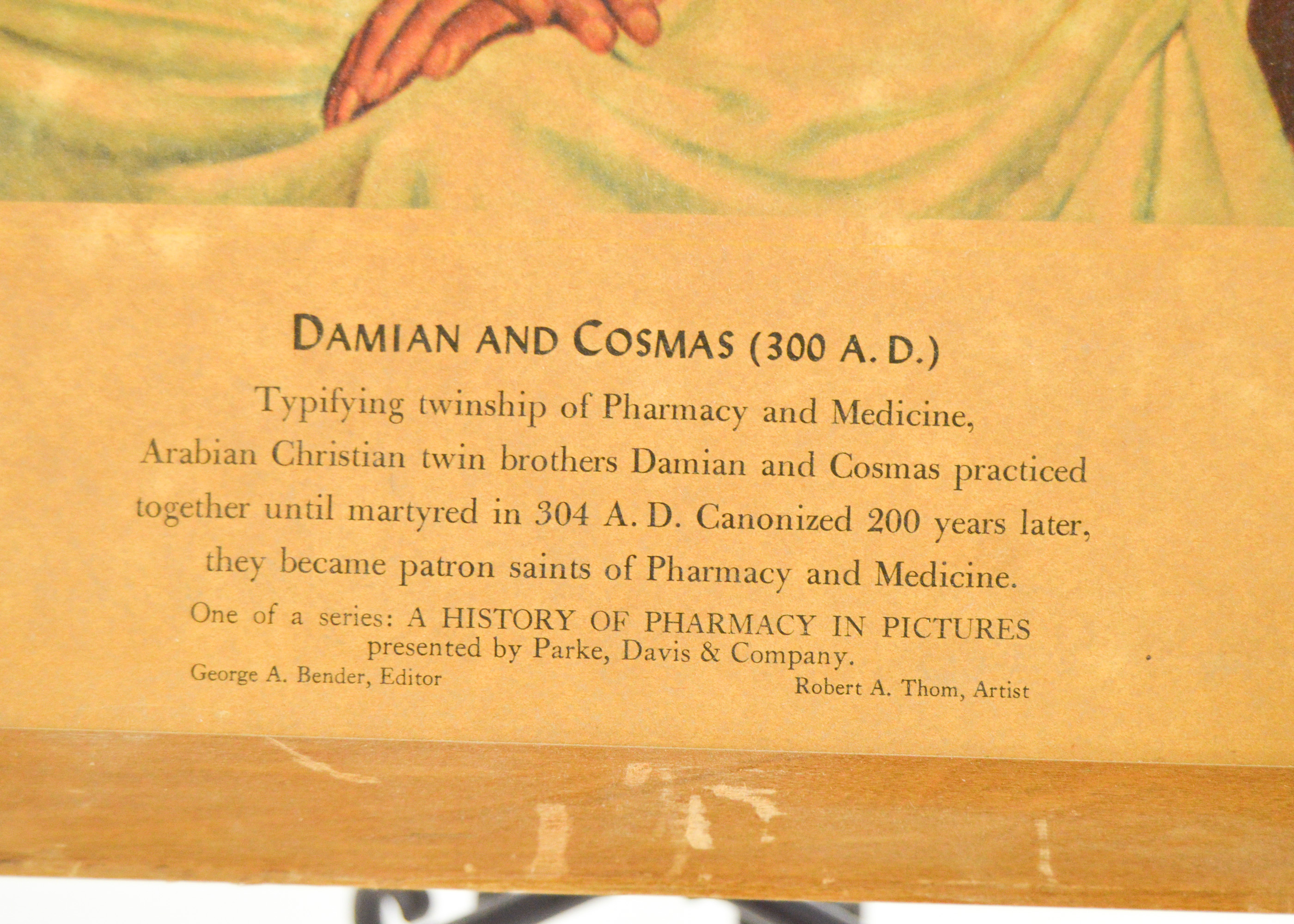 Offset Lithographs By Robert Thom History of Pharmacy In Pictures