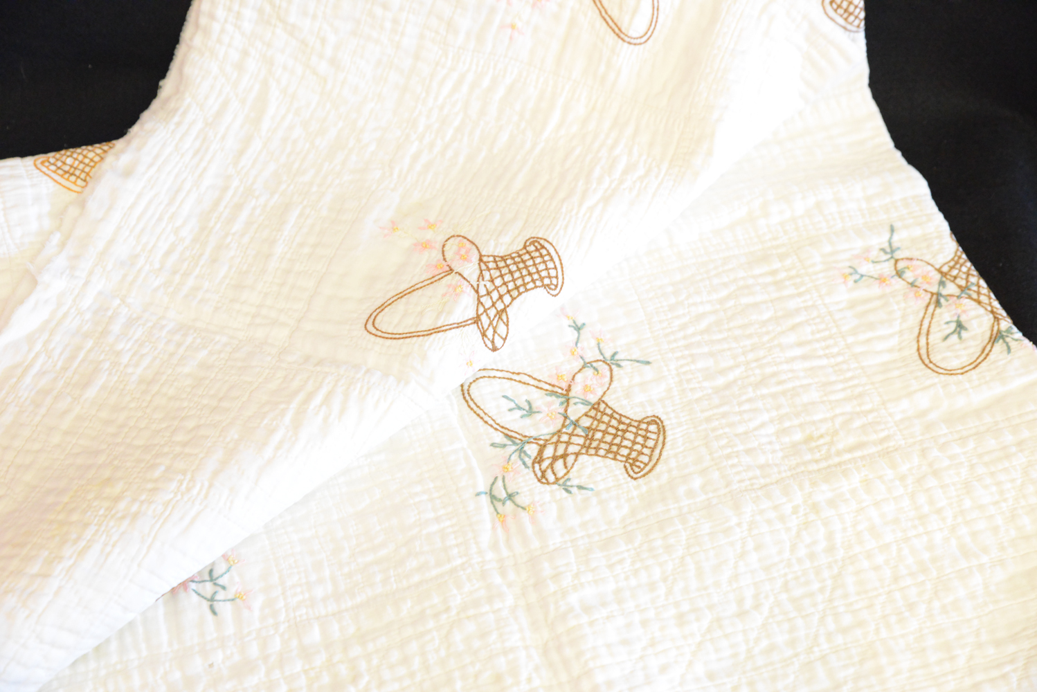 Vintage Hand-Sewn Quilt