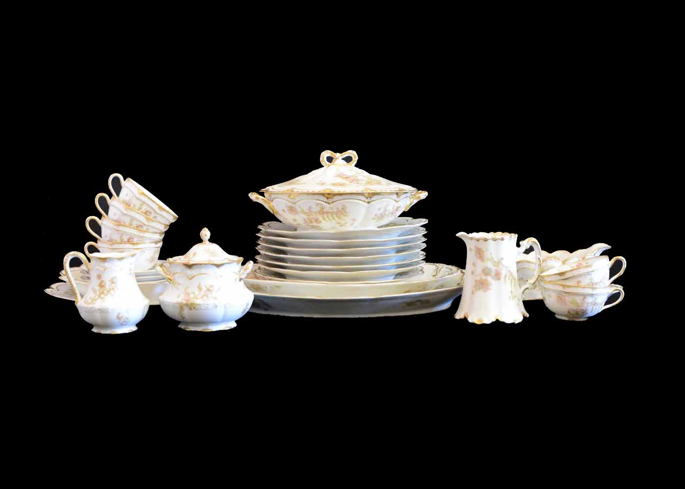 Collection of Vintage French Haviland Limoges Porcelain Dishes