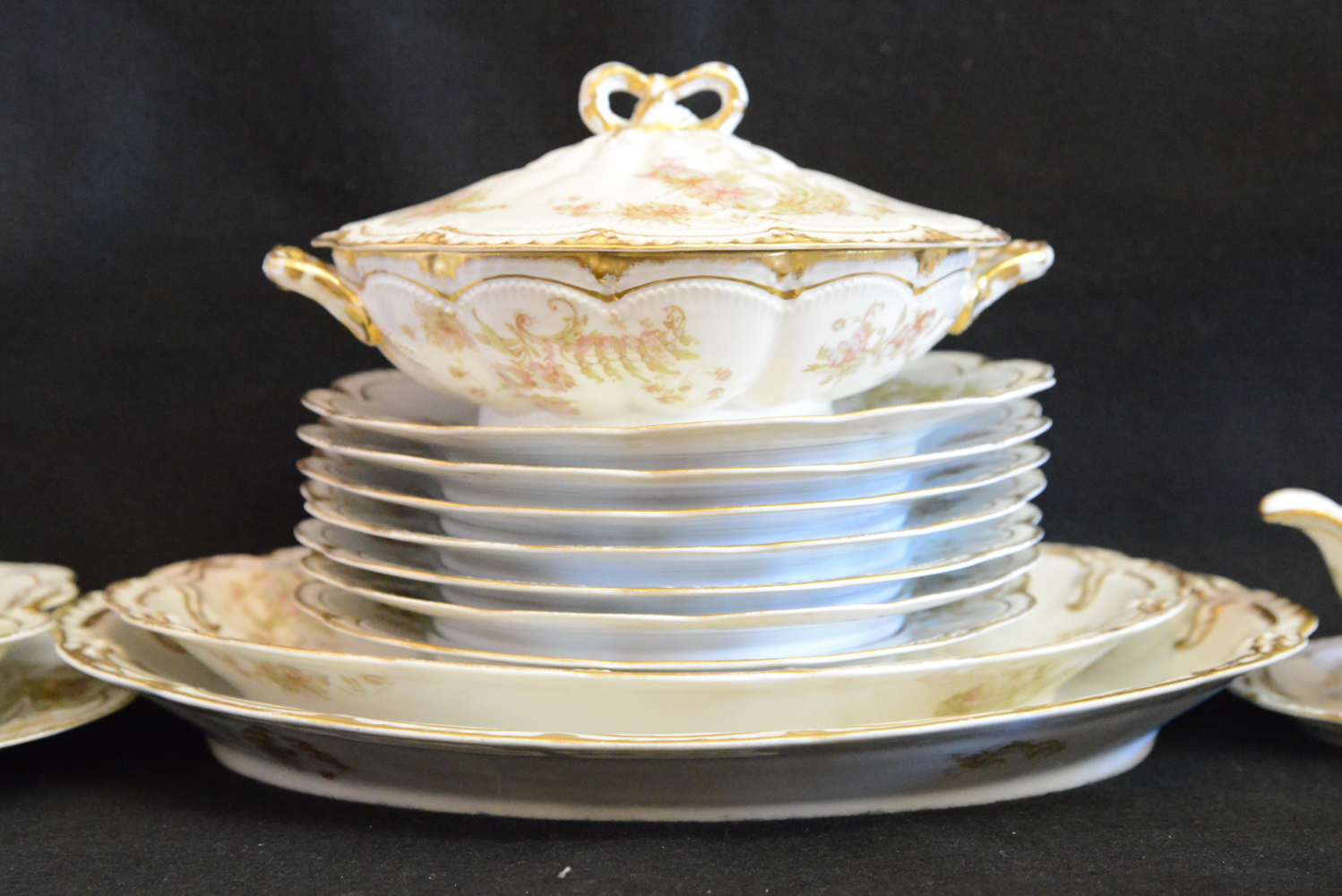 Collection of Vintage French Haviland Limoges Porcelain Dishes