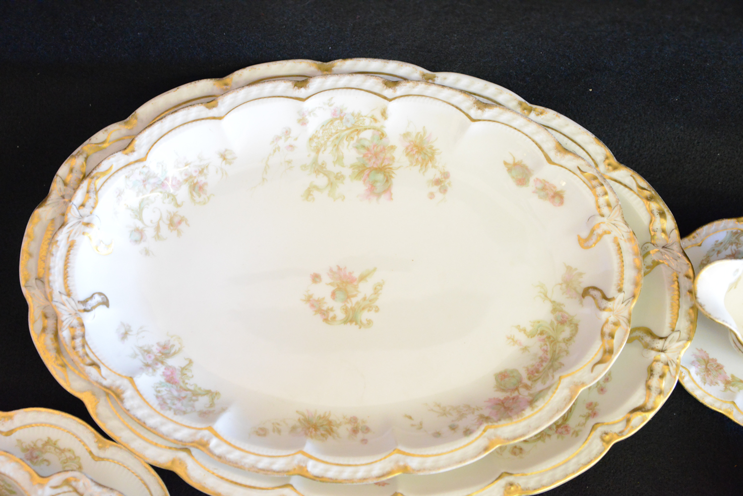 Collection of Vintage French Haviland Limoges Porcelain Dishes