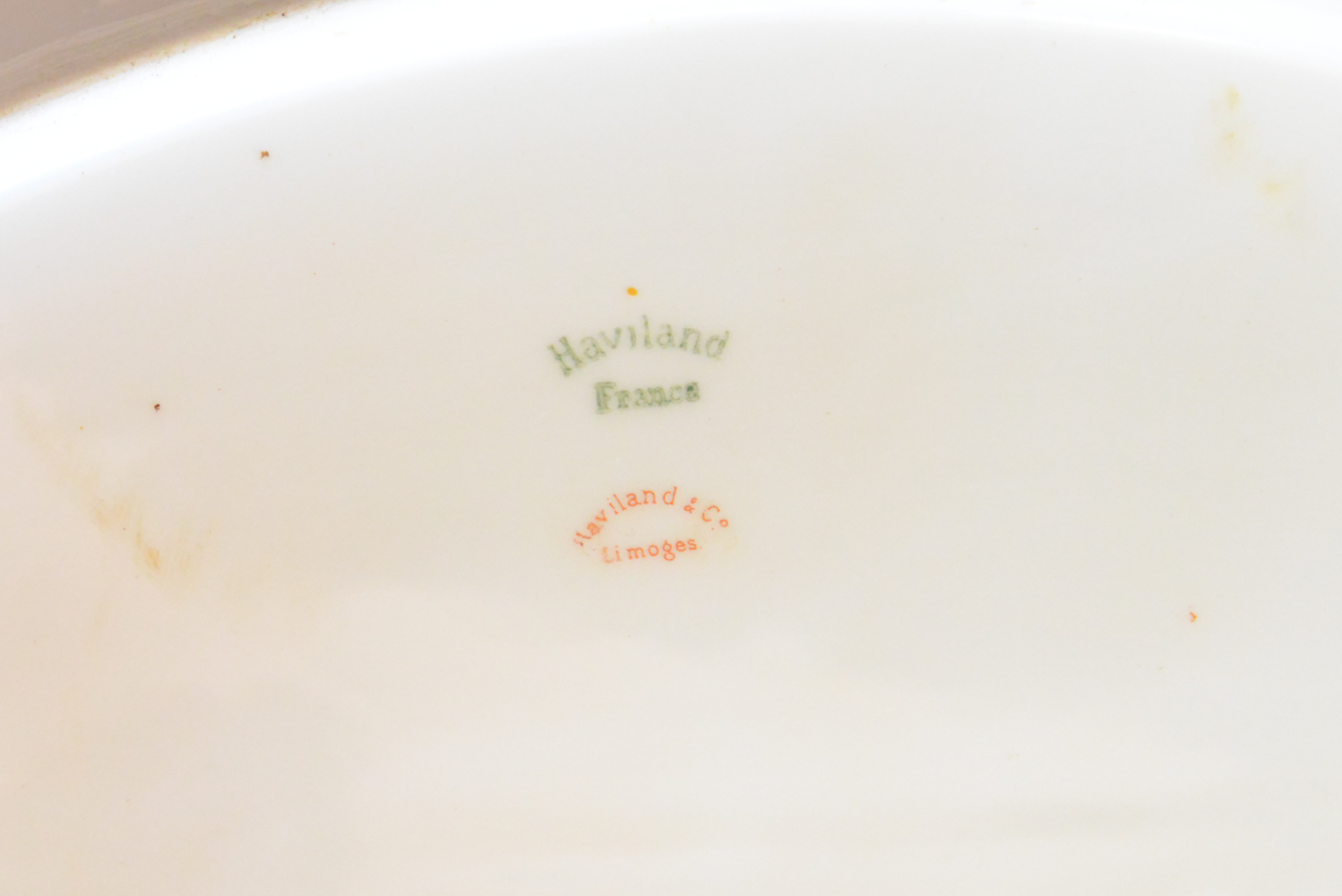 Collection of Vintage French Haviland Limoges Porcelain Dishes