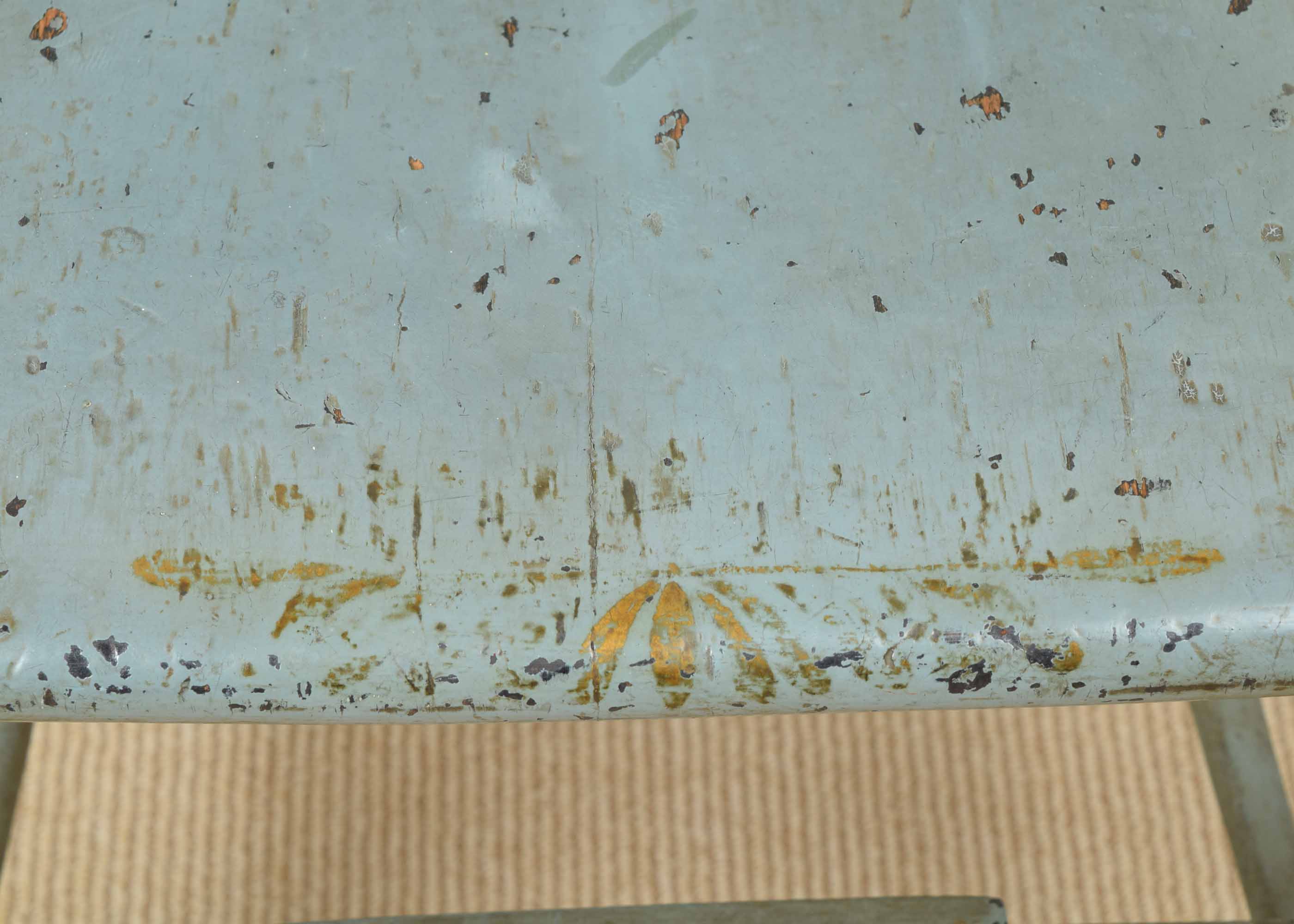 Antique Blue Painted Chair