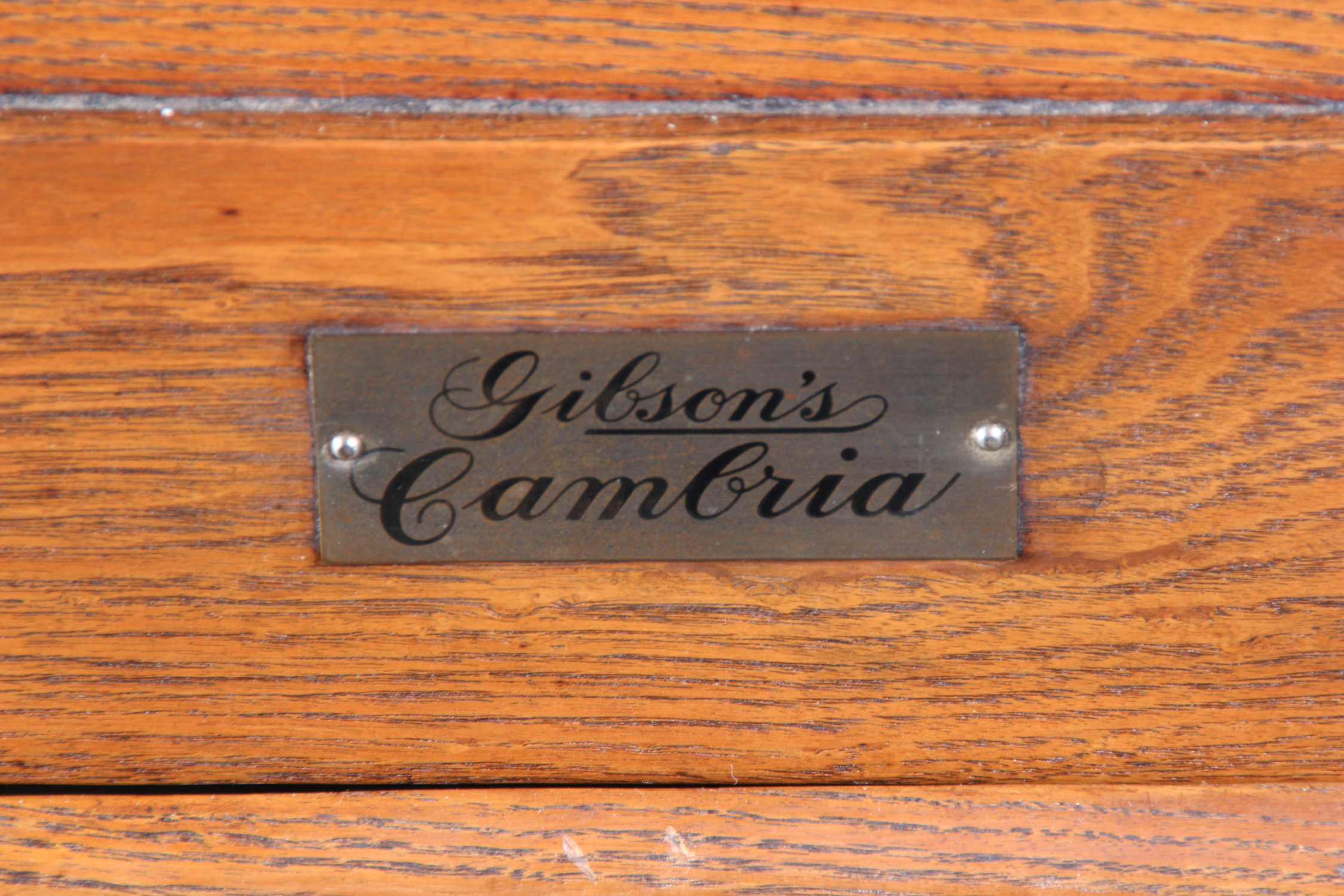 Vintage Gibson Cambria Oak Icebox