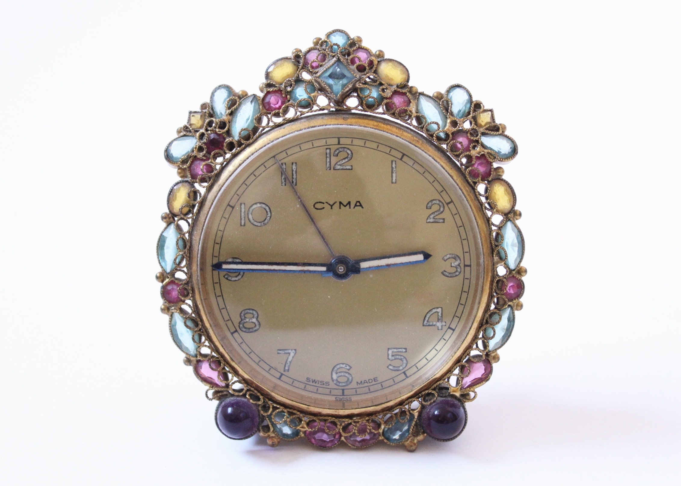 Vintage Cyma "Original by Robert" Swiss Alarm Clock