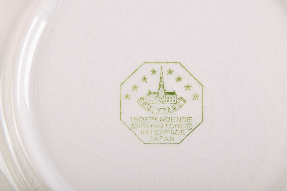 Vintage Independance Ironstone by Interpace Japan