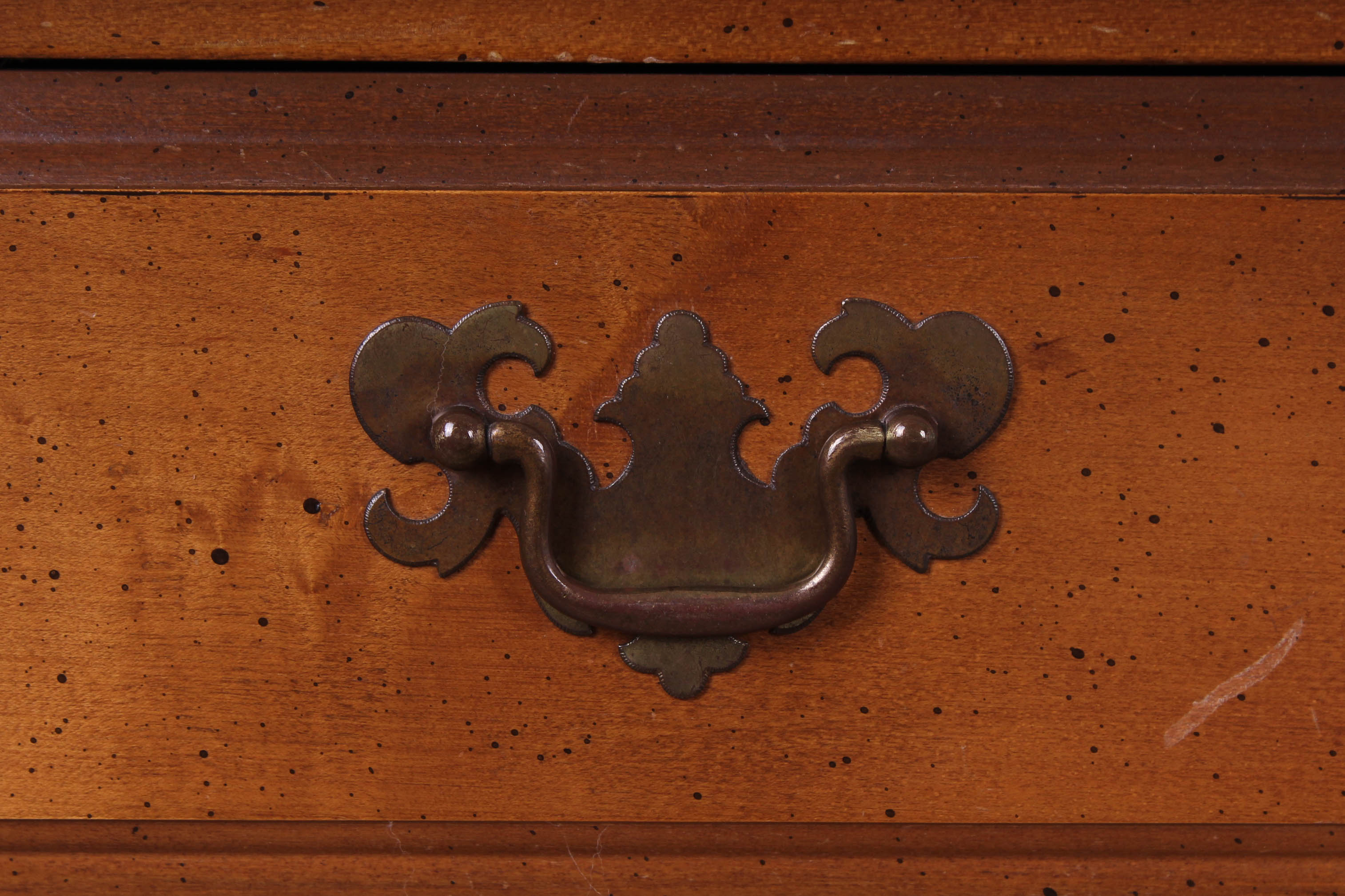 Vintage Cherry Finish Bassett Furniture Desk