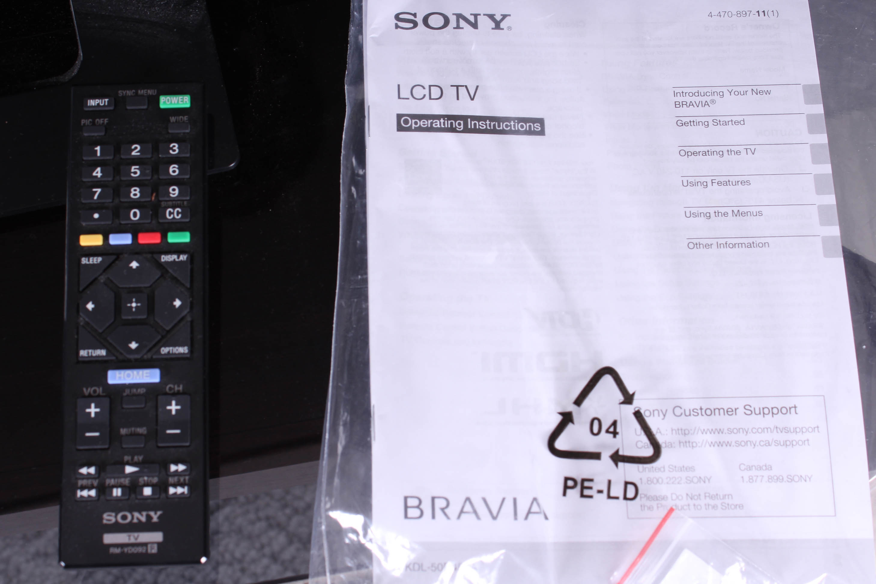 50" Sony Bravia LCD TV