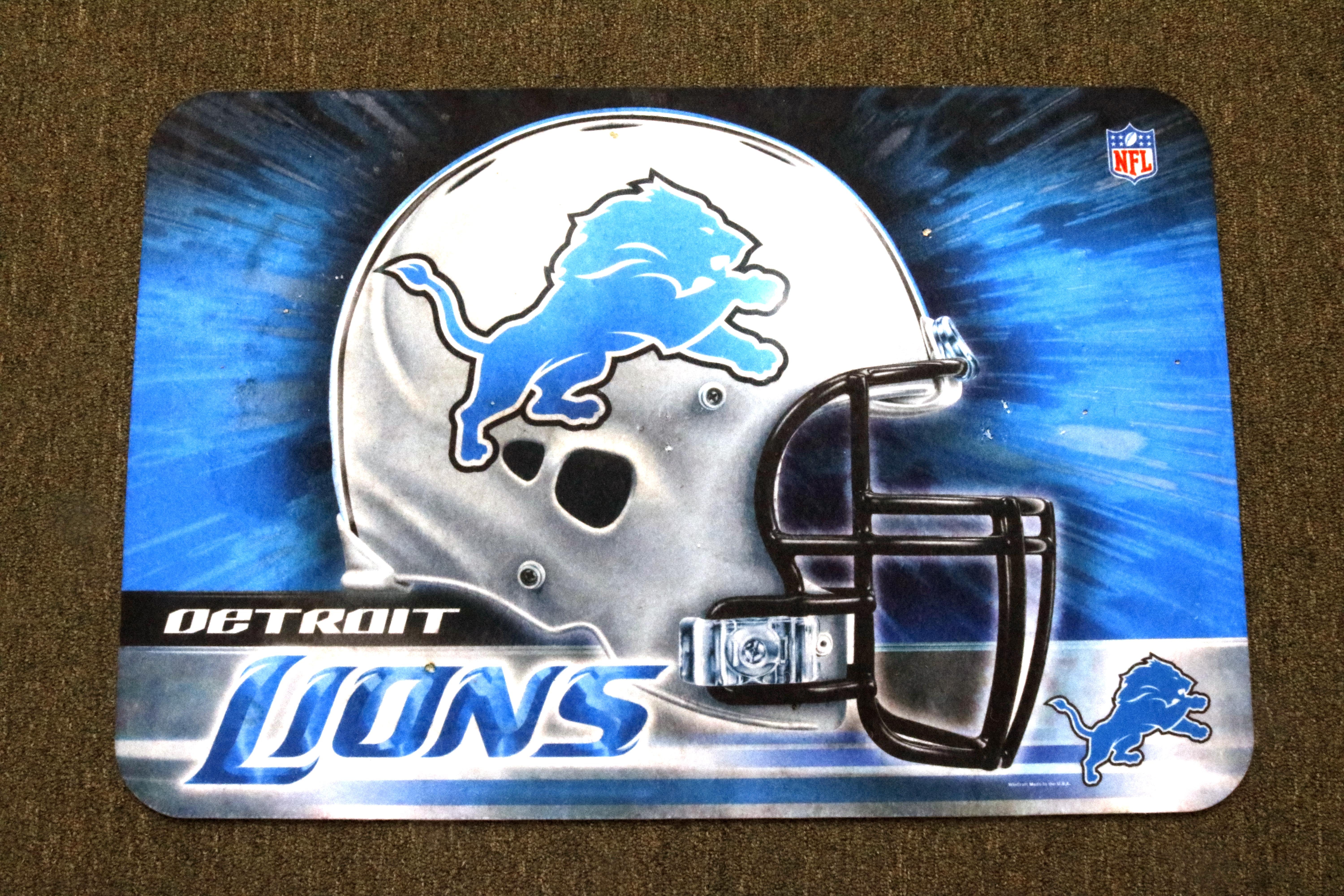 Detroit Lions Area Rug and Door Mat