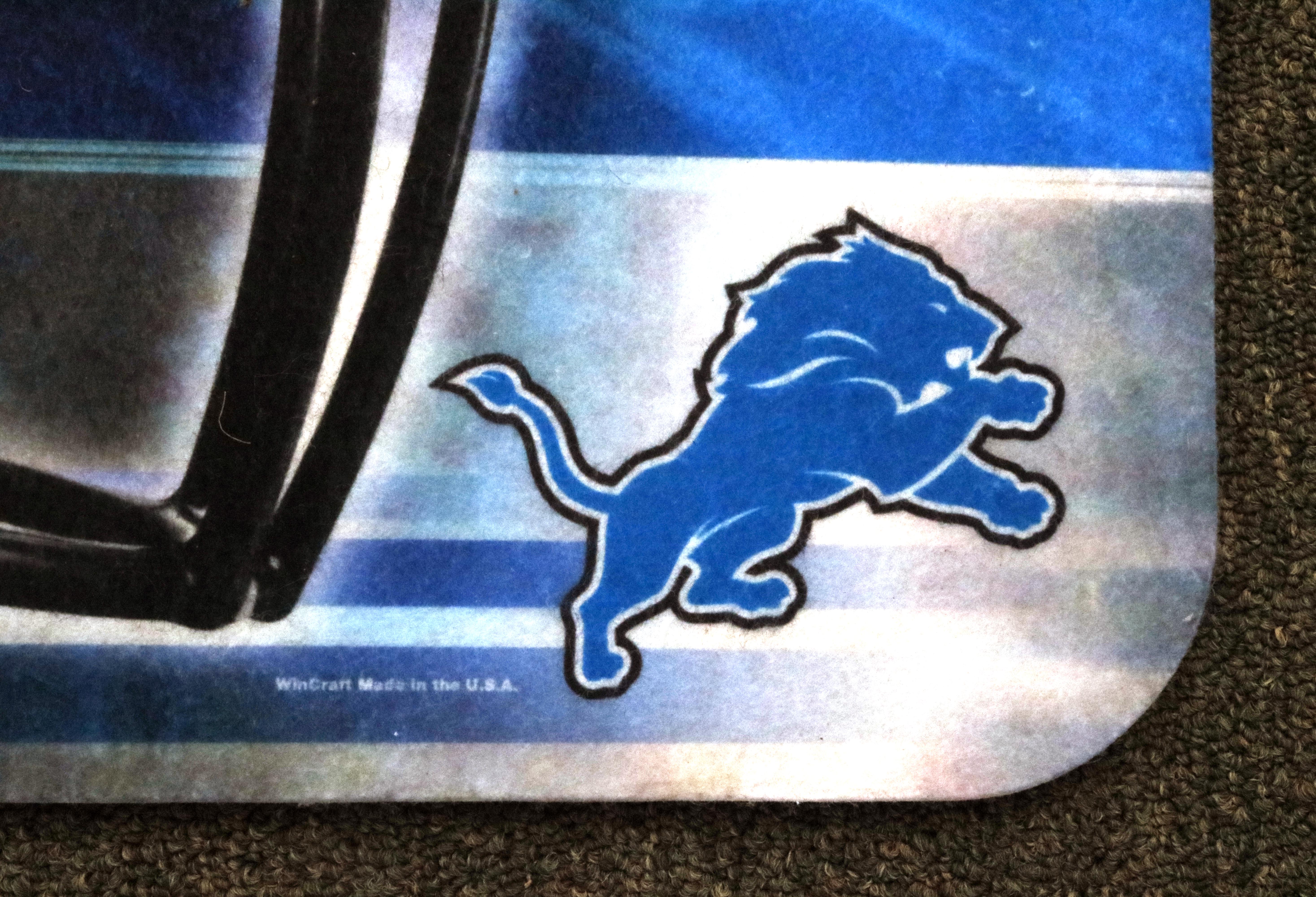 Detroit Lions Area Rug and Door Mat