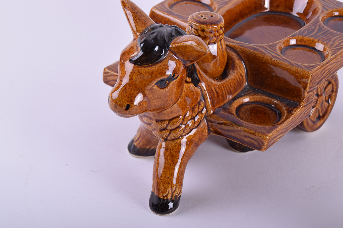 Vintage  Donkey Tequila Decanter Set