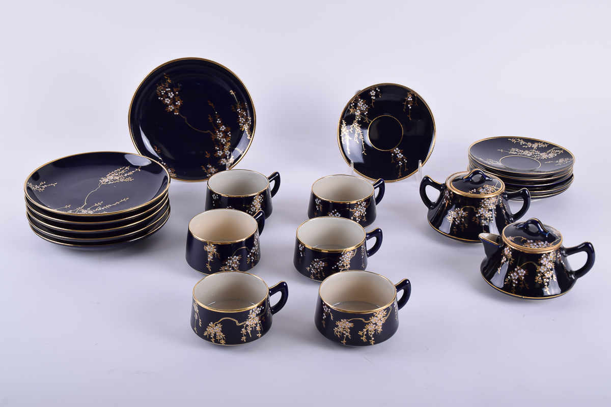 Hand-Painted Soko China Tea Set
