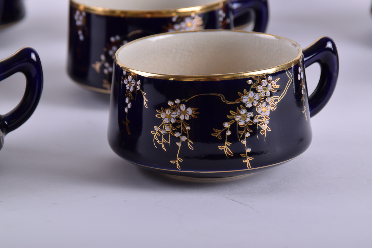 Hand-Painted Soko China Tea Set
