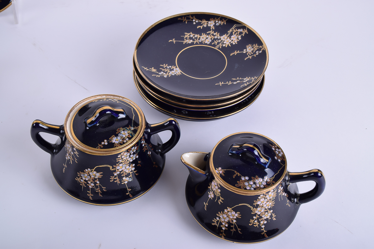 Hand-Painted Soko China Tea Set