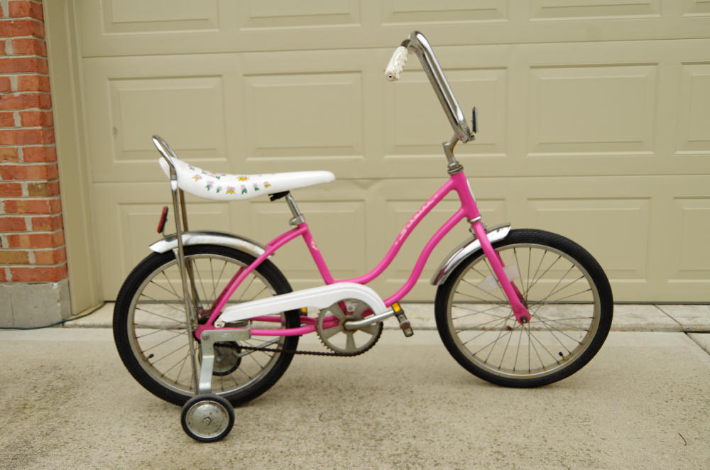 Vintage Schwinn Girl's Bike with Banana Seat